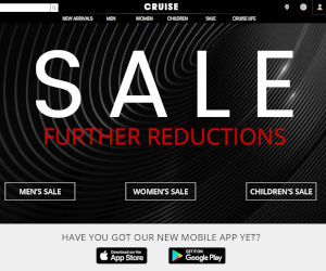 cruise fashion first order discount